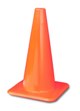 18 inch Orange Traffic Safety Cones, Parking Lot Cones - More Details
