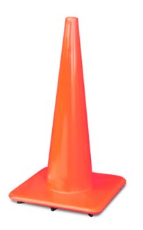 28 inch Trimline Orange Traffic Cones, Parking Cones
