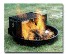 Adjustable Grate Fire Pit Ring, 31 inch diam x 11.25 inch H - Click for more details.