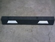 3 ft Rubber Garage Parking Stop with White Stripes - Click for more details.