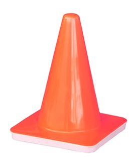 5 inch Orange Traffic Cones, Case of 25, $3.25 ea