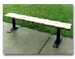 6 ft Treated Pine Lumber Bench, surface mount - Click for more details.