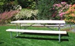 Commercial Outdoor Picnic Table Frame Kit, 8 ft, Galvanized or Powder Coated - Click for more details.