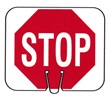 Reflective Stop Portable Cone Sign - Click for more details.