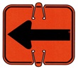 Arrow Cone Sign, Can be used Right or Left - Click for more details.