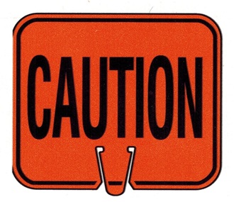 Caution Portable Cone Sign