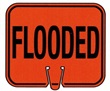 Flooded Cone Sign - Click for more details.