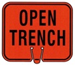 Open Trench Cone Sign - Click for more details.