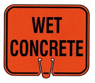 Wet Concrete Cone Sign