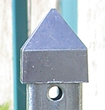 Pyramid Rain Cap for Square Steel Post 1308 - Click for more details.