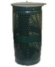 Dogipot Station 10 gallon Steel Waste Receptacle with lid 1206 - Click for more details.