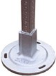 Dogipot Cast Iron Pedestal Post Base for Pet Waste Stations 1305 - Click for more details.