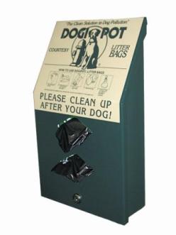 Dogipot Jr Aluminum Pet Waste Bag Dispenser 1002-2