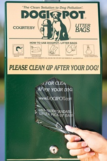 Dogipot Jr Dispenser for Header Pak Hanging Waste Bags 1002HP-4