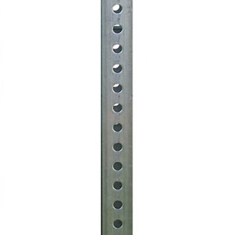 Dogipot 4 ft Galvanized Steel Square Post with Hardware 1302