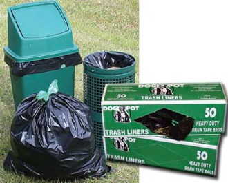 Dogipot Trash Liner Bags for Dogipot Trash Receptacles, 1404