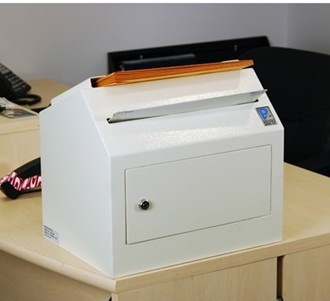 Large Envelope Payment Drop Box, Wall or Desk Mounted