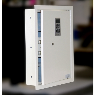 Wall Safe with Electronic Keypad and Dual Locking Bolts