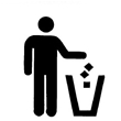 Do Not Litter, Clean Up Your Trash Stencil - Click for more details.