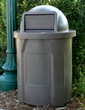 42 gal Round Trash Can, Liner and Dome Top Lid, Choose Color - Click for more details.